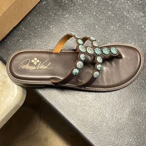 Patricia Nash Fiorella Brown Turquoise